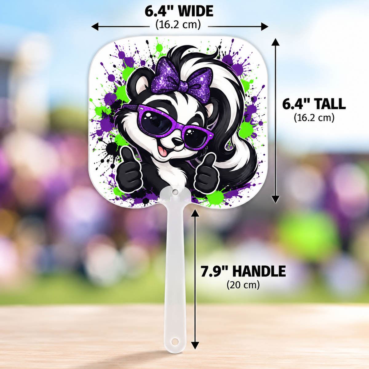 Handheld Fan Fat Head