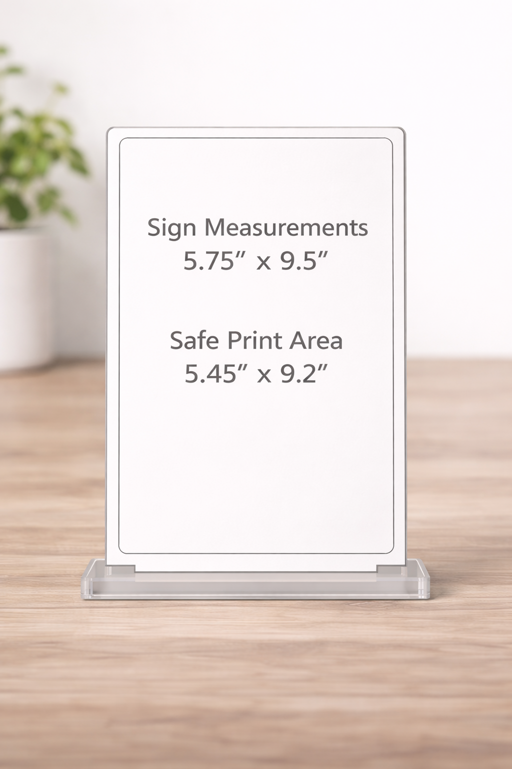 Double QR Code Sign - Vertical