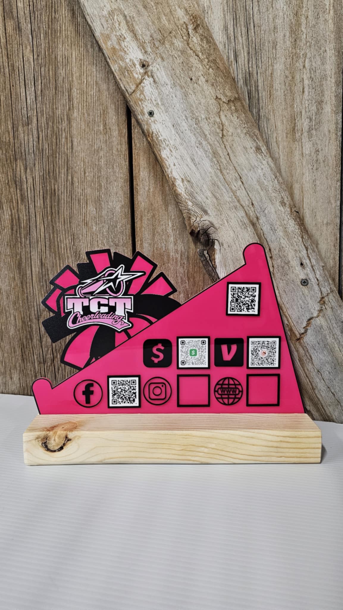 Custom Business QR Code Sign