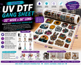 22" x 36" UV DTF Gang Sheet
