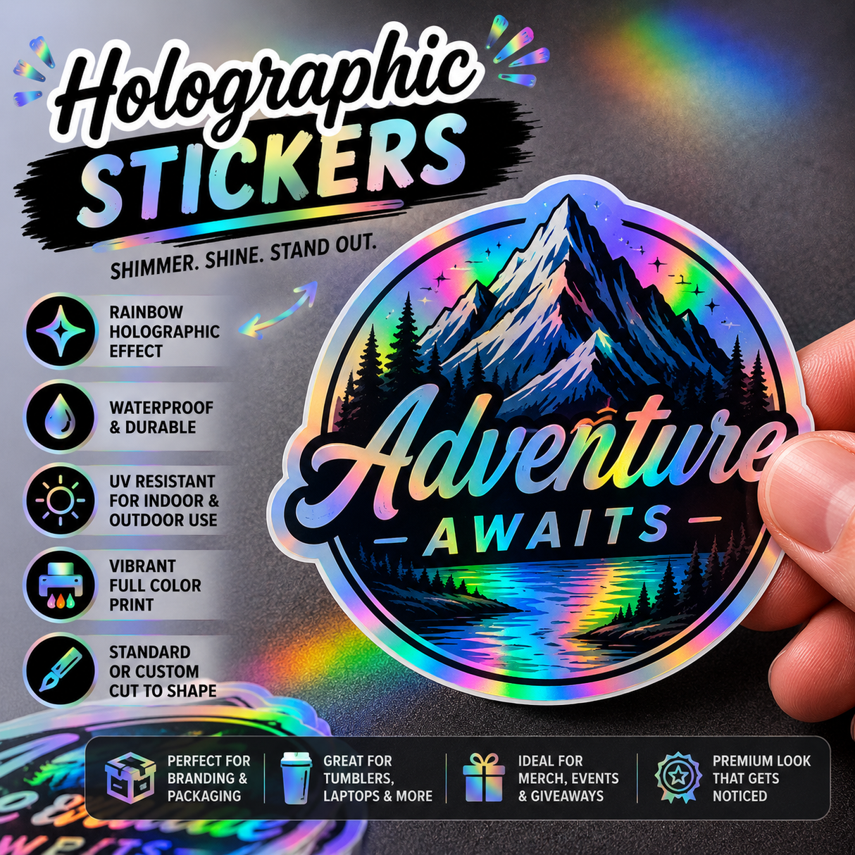 Holographic Stickers