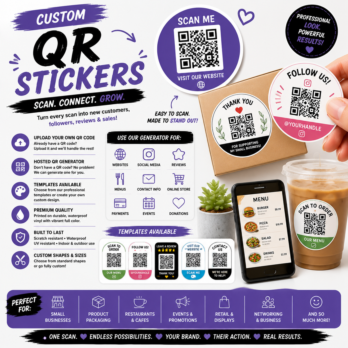 QR Code Stickers