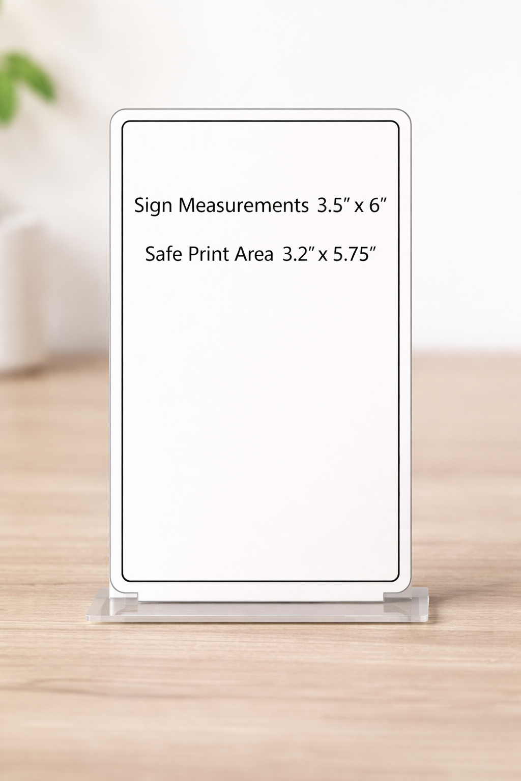 Single QR Code Sign - Vertical