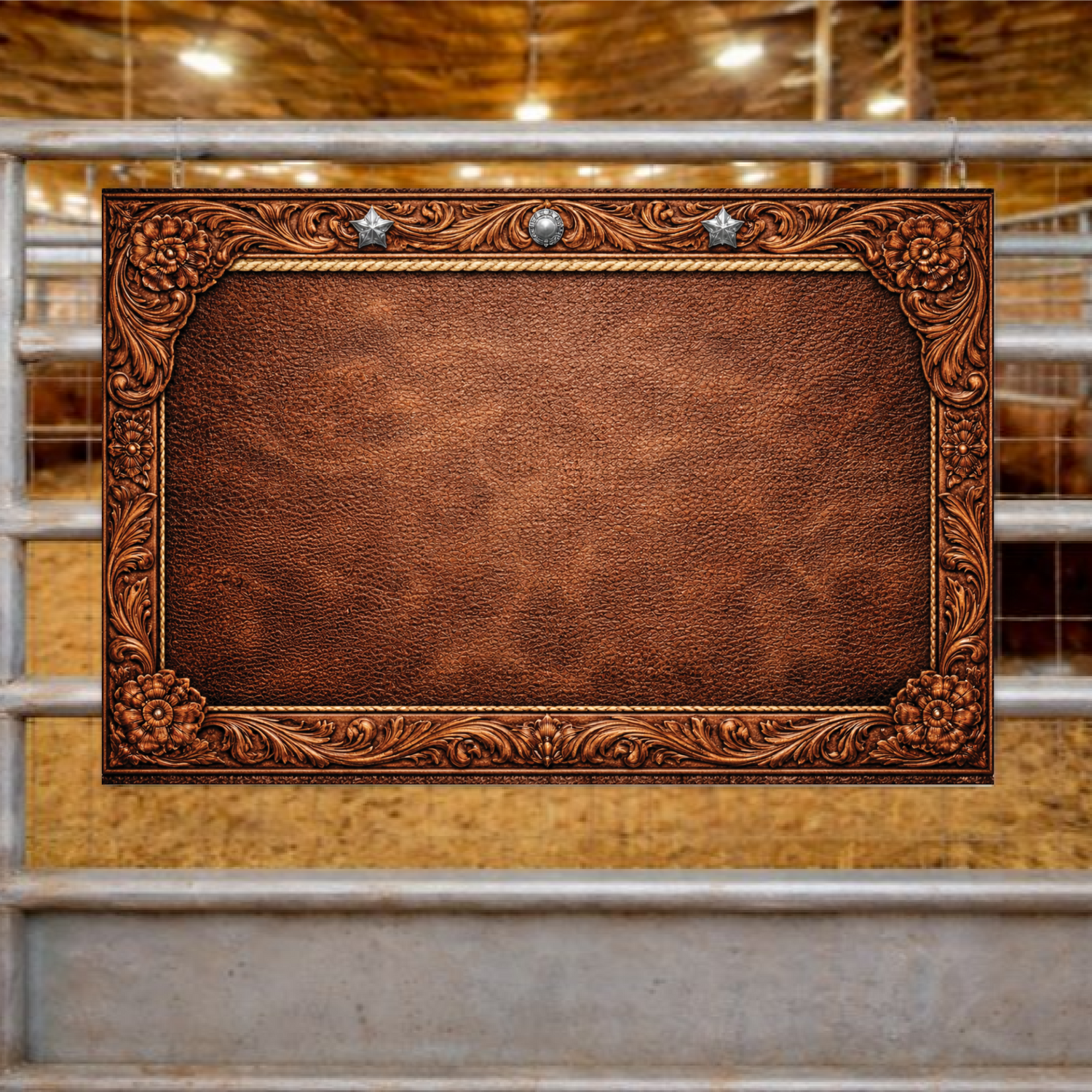 Show Animal Stall Sign - Leather Look