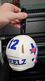 3D Printed Football Helmet with Cow Bell